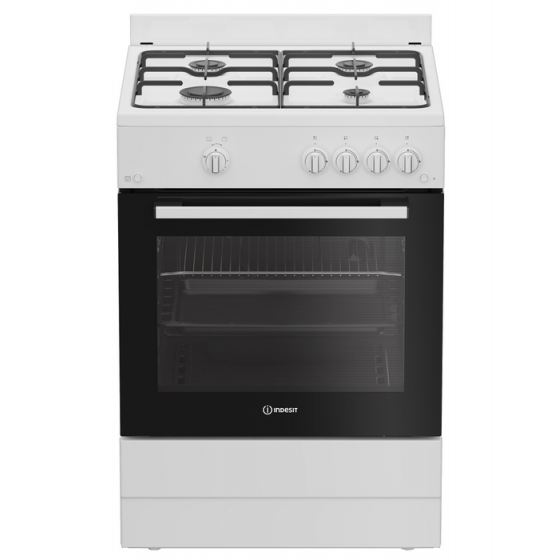 INDESIT I6GGKMWF Κουζίνα Αερίου 64lt 60cm INDESIT I6GGKMWF Κουζίνα Αερίου 64lt 60cm